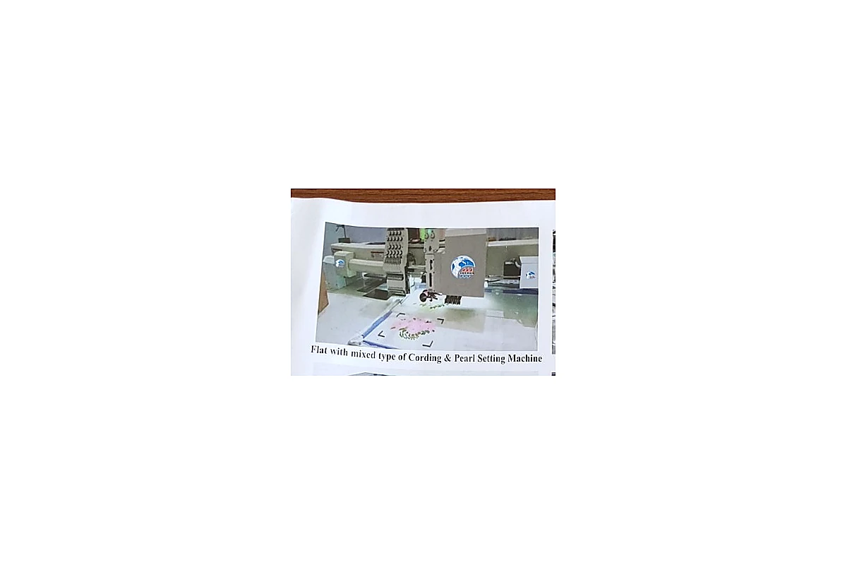 Flat Cording & Pearl-Setting Embroidery Machine supplied by M/S Babu Enterprise