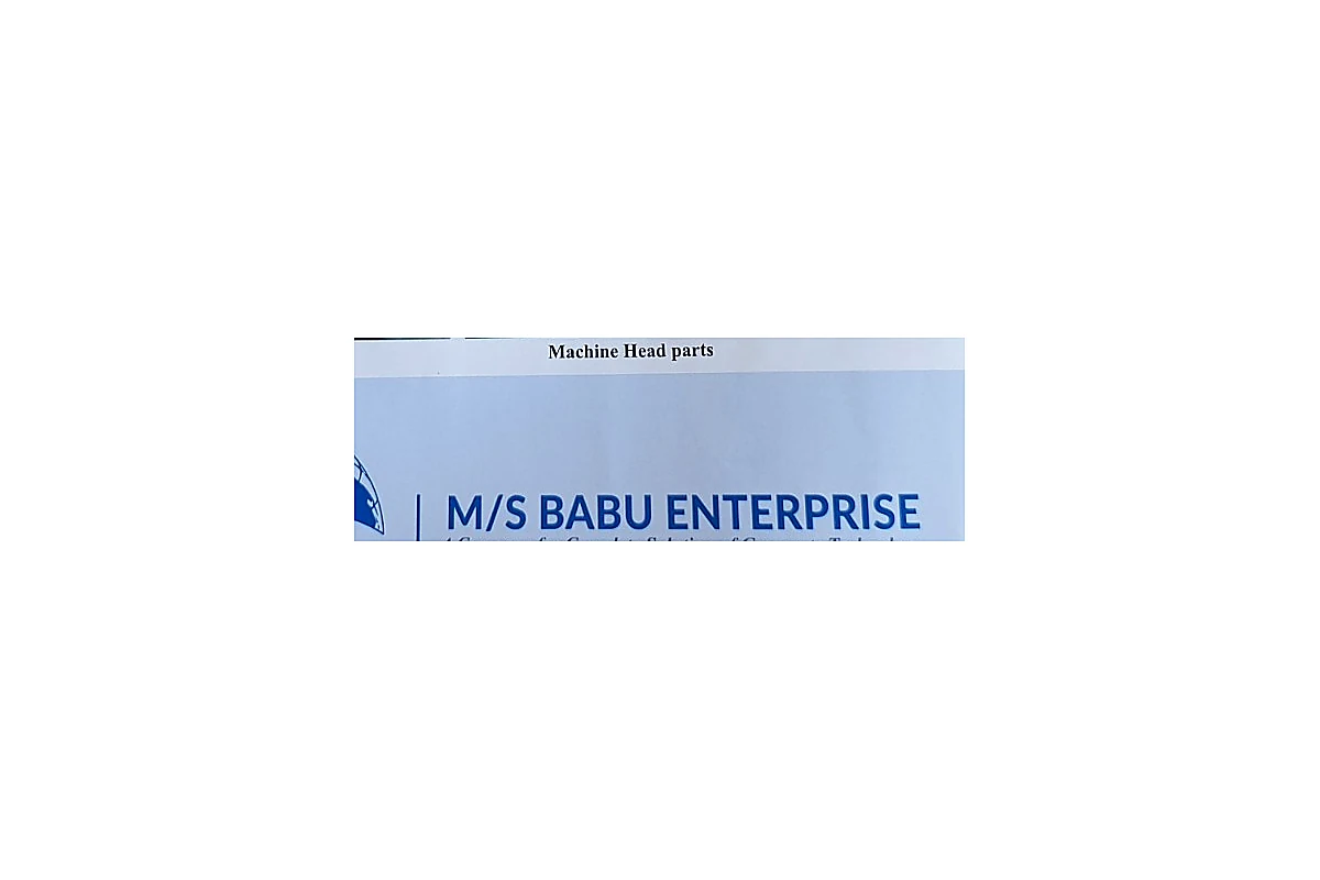 Embroidery Machine Head Parts supplied by M/S Babu Enterprise